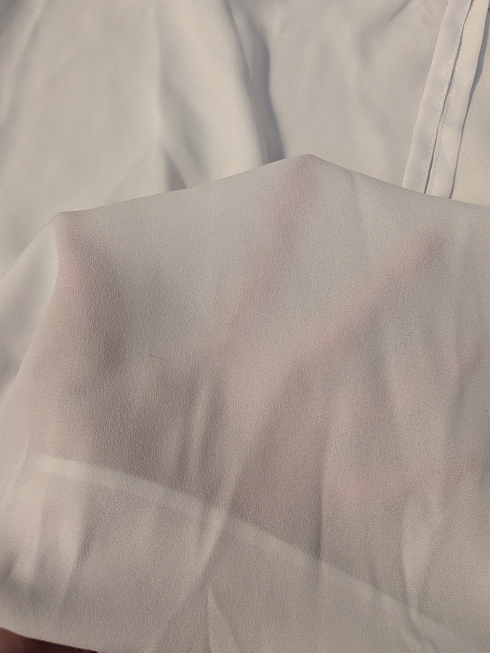 Max Studio White Ruffle Tie-Front Blouse - Picture 6 of 7